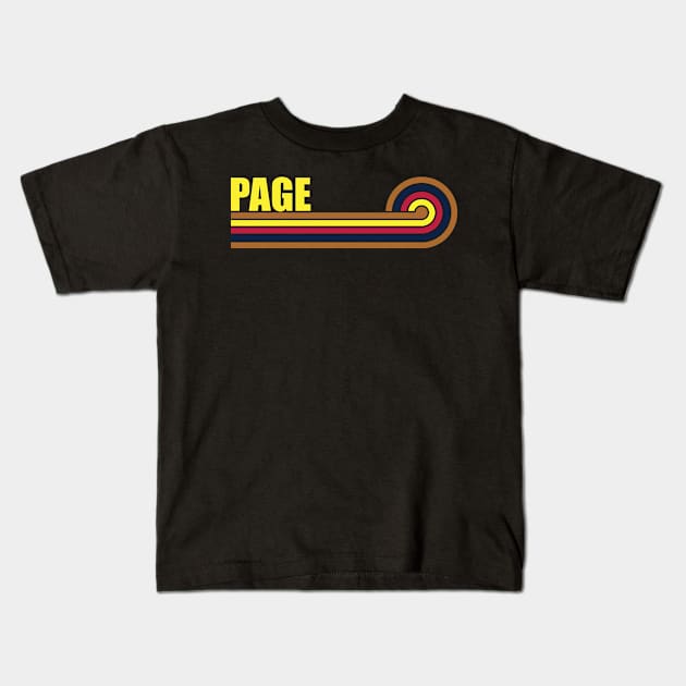 Page Arizona horizontal sunset 2 Kids T-Shirt by DPattonPD